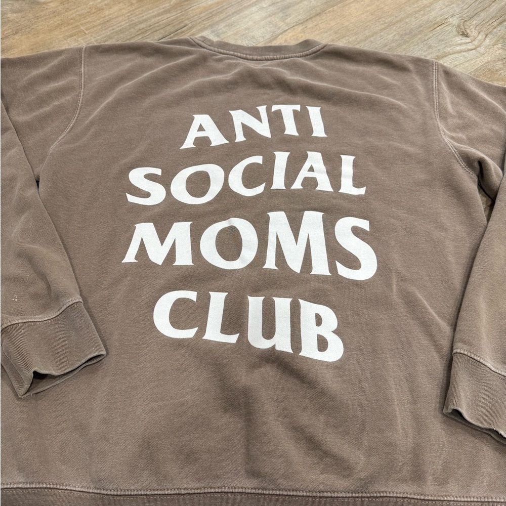 Anti Social Social Club Brown Crew Neck Sweater